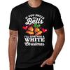 Jingle White Christmas Tshirt Comfortable Basic Crew Neck Tee