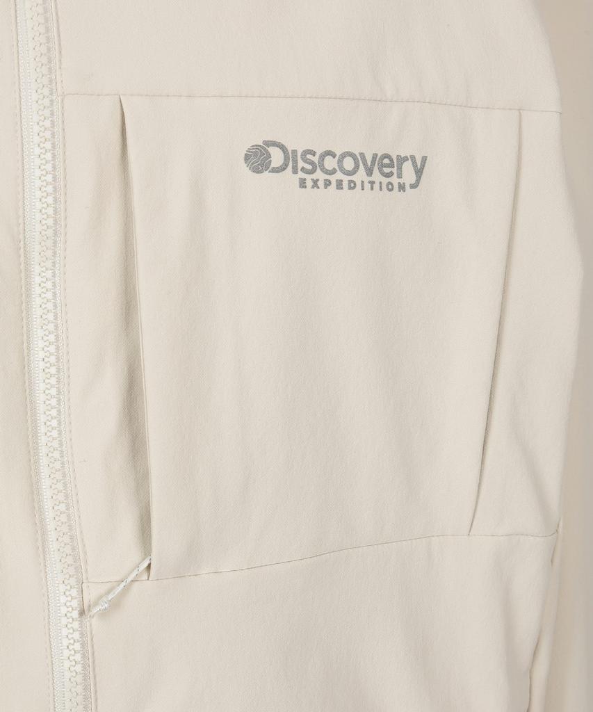 Discovery Expedition Men'S Essential High-Neck Softshell Jacket (Ivory)