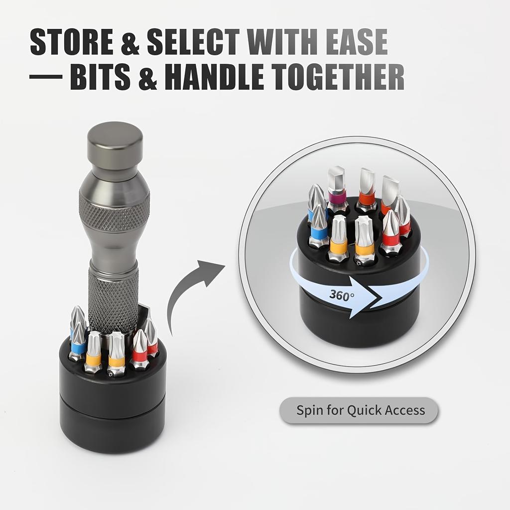 22-in-1 Magnetic Screwdriver Set Screw Driver Set Kit for Electronics and Small Appliances Durable Anti-Slip Easy to Use Ideal