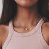 European & American Style Heart Pendant Necklace - Elegant Alloy Clavicle Chain for Women