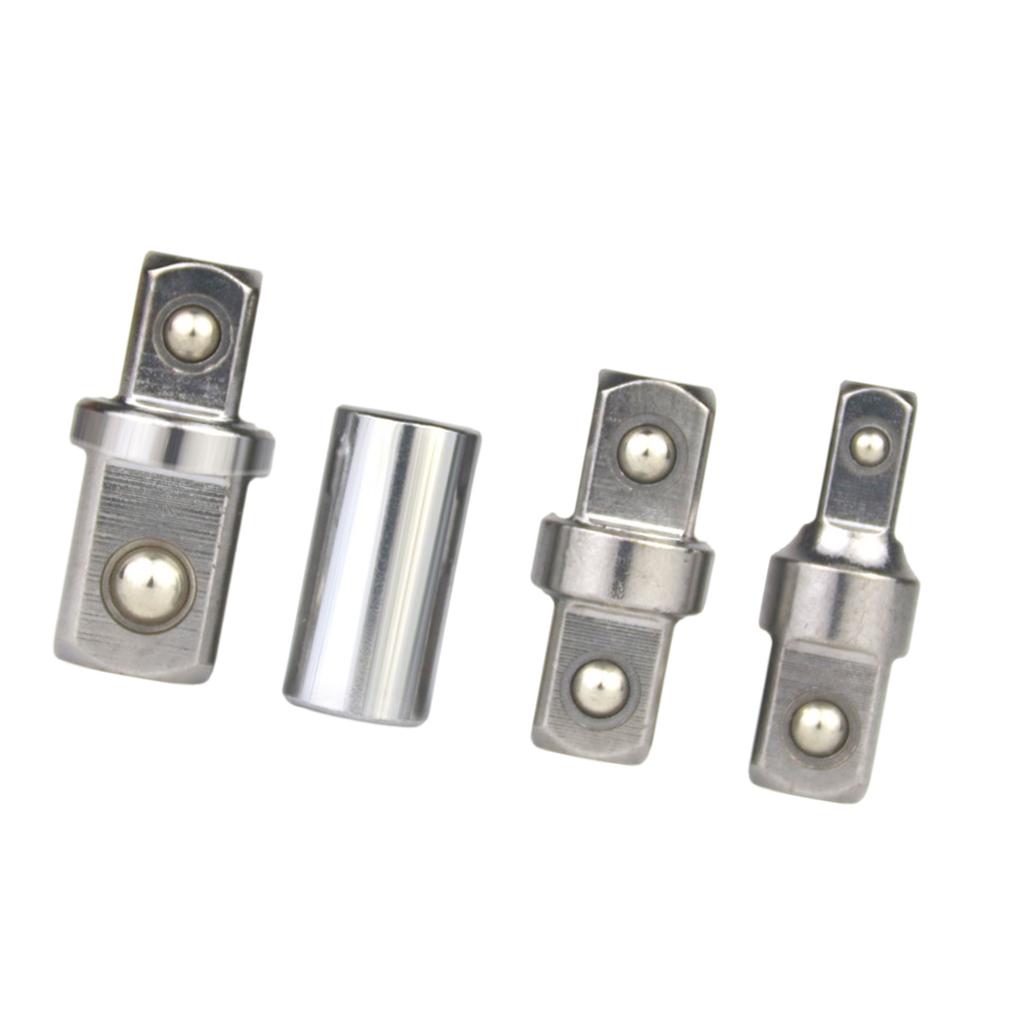 Multipurpose Socket Adapter Converter Set 1/4 3/8 1/2 Inch Square Drive for Quick Tool Conversion Enhances Efficiency