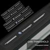For Volkswagen VW Car Threshold Protector Transparent Decorative Badge Sticker For Volkswagen Golf 4 5 6 7 R GTI TSI TDI R32 MK4