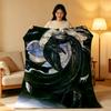 Anime V-Vampire H-Hunter D-D Throw High-Density Short Plush Blanket Soft Skin-Friendly for Sofa Nap Air-Conditioned Room