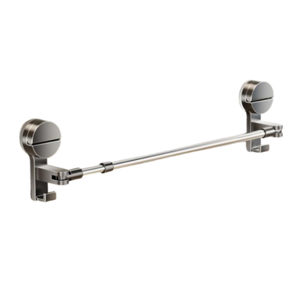 Punching-Free Suction Cup Towel Bar Retractable Paper Towel Holder  Storage Supplies