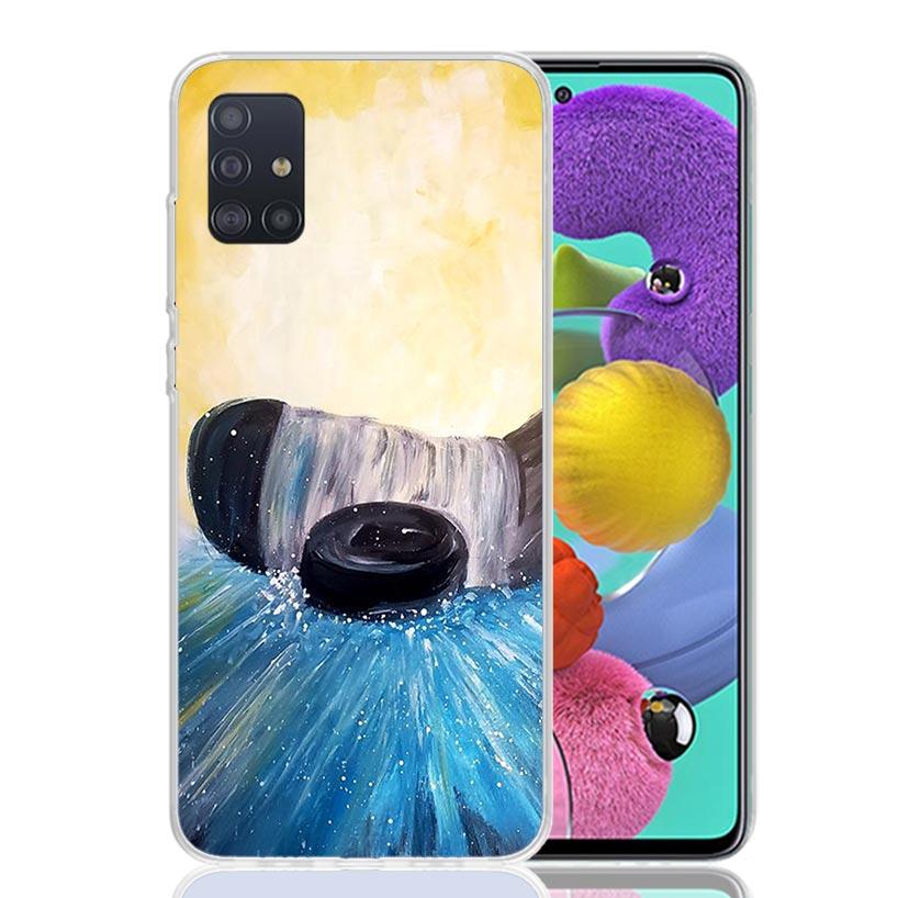 Ice Hockey Rink Sport Phone Case for Samsung Galaxy A52 A51 A50S A12 A22 A32 A72 A10S A30S A31 A71 Note 20 Ultra 10 Plus S10 Gal