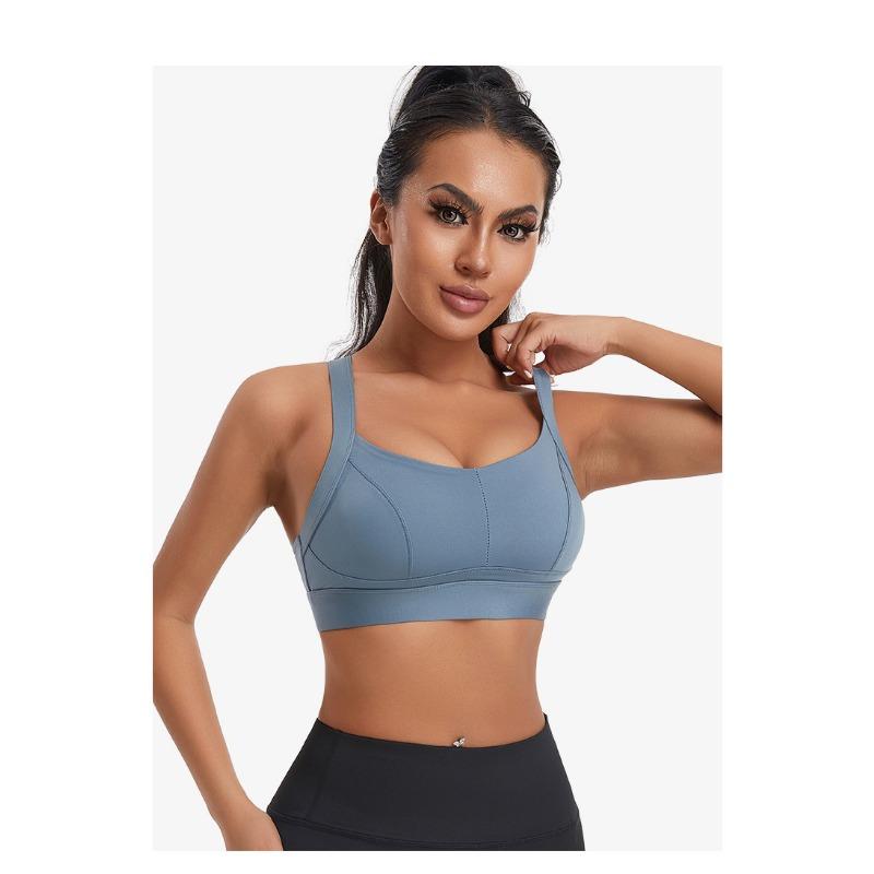 Damen S Sport-BH mit hohem Halt und Kreuzrücken für Fitness, Laufen, Yoga
