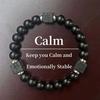 A Money Bracelet Made of Natural Volcanic Stone Emerald Malachite To Attract Wealth Men's Jewelry Bracelet for Daily Wear As a Gift for Friends