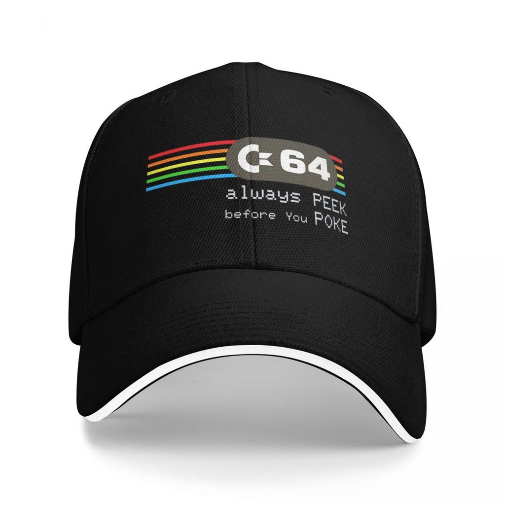 Baseballové čepice Commodore 64 Snapback Baseballové kšiltovky Prodyšné Ležérní Casquette Venkovní Unisex
