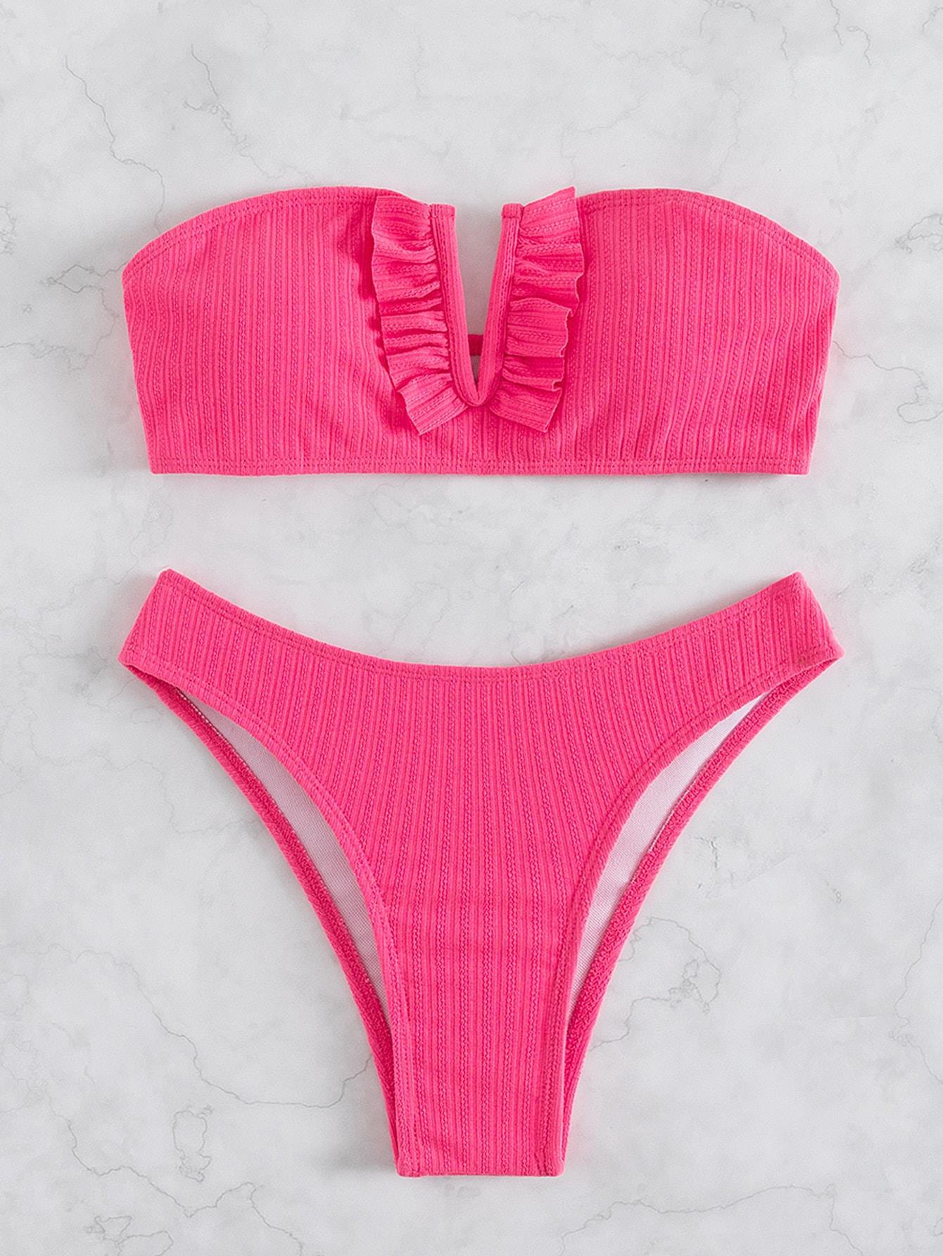 Женский купальник-бандо — фото 3