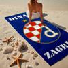 Dinamo Zagreb Basketball Club Mikrofaser Strandtuch, Leicht und Schnelltrocknend, für Sommerreisen, Strand-Essential, Schwimmbad