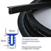 Universal Car Dashboard Sealing Strip - Soundproof Rubber Strip for Noise Reduction Accessory Sticker