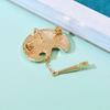 New Color Palette Brooches Metal Pendant Jewelry Fashion Summer Oil Painting Board Shape Pins Gifts For Girls