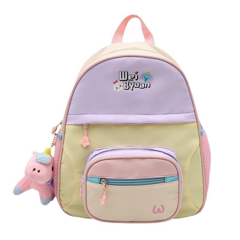 Cute Spring Kids Backpack Nylon Lightweight Toddler Bag For Preschoolers Boys And Girls 3-6 Years