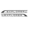 2ks obytný vůz karavan nálepky obtisk grafický explorer edition kempování