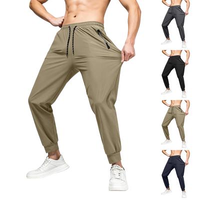Men Lightweight Athletic Jogger Pants Quick Dry Running Golf Elastic Fitness Tapered Sweatpants Comfortable Workout Bottoms