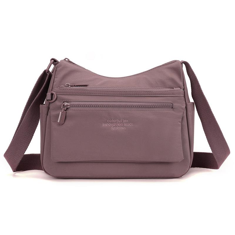 New Large-capacity Messenger Bag Multi-layer Shoulder Bag Mother Satchel Women's Lightweight Waterproof Cloth Bag