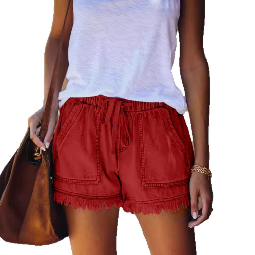 Women's High-Waisted Slimming Denim Shorts