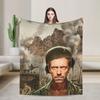 House MD Dr Gregory House Fashion Blanket Cozy Soft  Throw Fashion Blankets for Bed  Multi-size Quilt