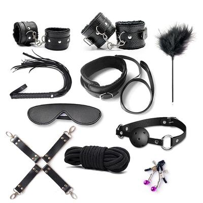10Pcs Set Adjustable Sports Kit Novelty PU Leather Exercise Weaving Tape Set