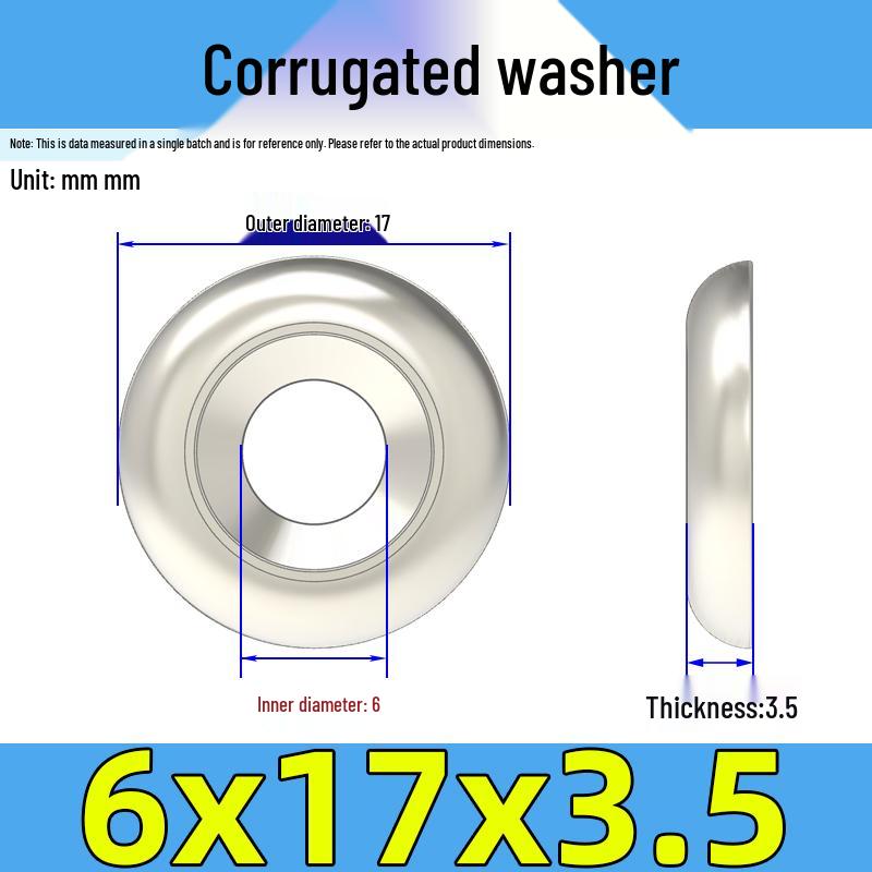 Stainless Steel/Nickel-Plated Tapered Fisheye Countersunk Decorative Washer
