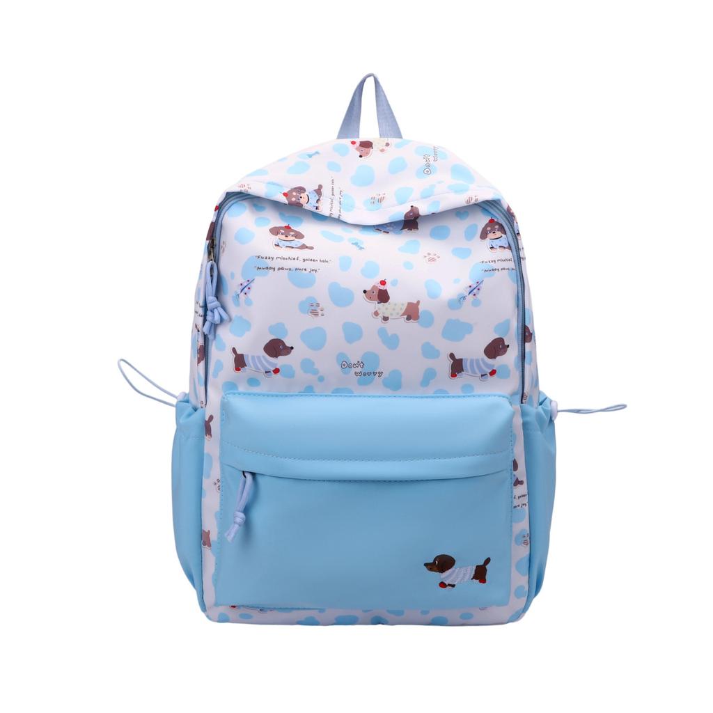 School Bag Korean Style INS Cartoon Cute Backpack for Women, Large Capacity for Elementary and Middle School Students, Casual Fashion Backpack