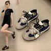European sports and leisure moral training shoes women's autumn 2025 new retro lightweight running shoes beaded fashion women's shoes