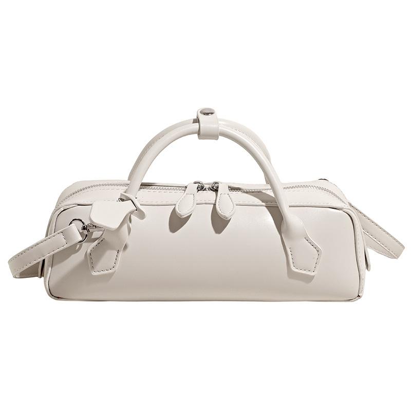 

Премиальное чувство нишевый тренд портативная сумка-багет женская 2 новая сумка через плечо персонализированная универсальная сумка-мессенджер подушка One size fits all белый