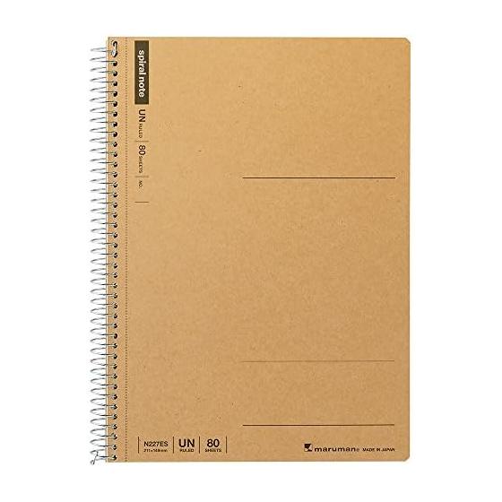 Maruman Note Ring Notebook Plain Basic A5 80 Sheets 5 Book Set N227ES