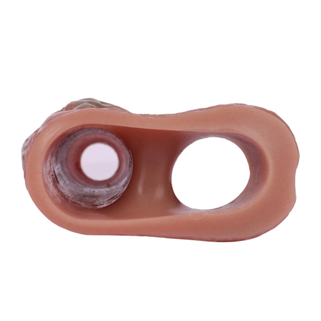 Male Dildo Sleeve Silicone Penis Sleeve with Cock Ring, Realistic Penis Enlarger Sleeve Men Penis Cover,Prolong Ejaculati (Skin)