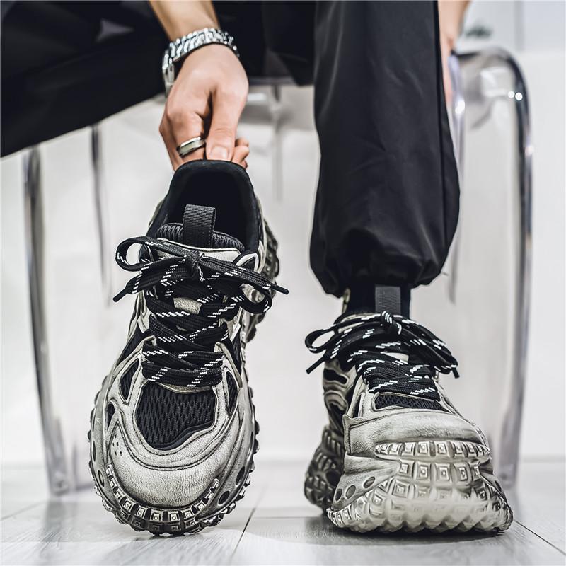 Putian summer breathable tire bottom leisure sports old dirty heightening dad trendy shoes