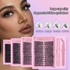 30D 40D 50D 60D Natural Cluster Feather Lash Kit Segmented Eyelash Lash Glue Lash Extension Eyelash Grafting Kit