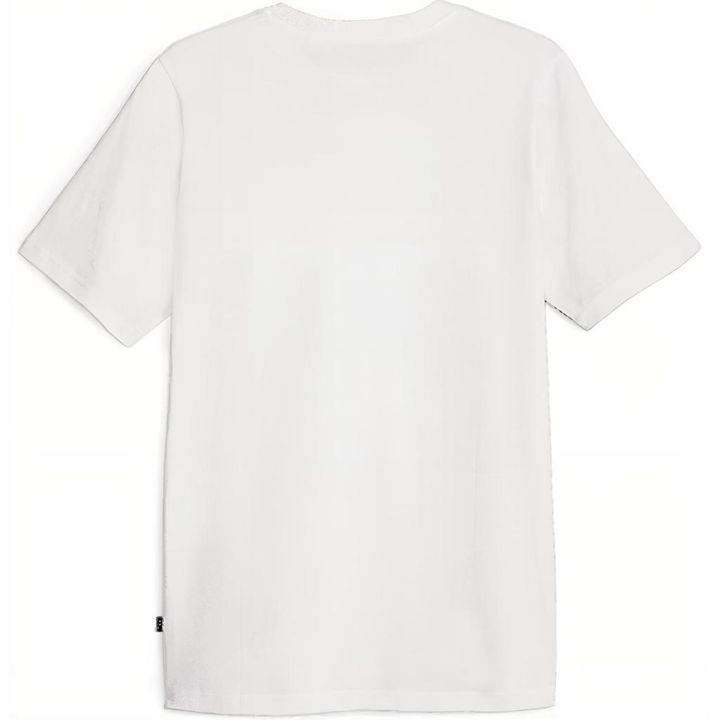 Puma Logo Print Outdoor Casual Sports Crew Neck Short Sleeve T-Shirt Men Tops White 679605-02