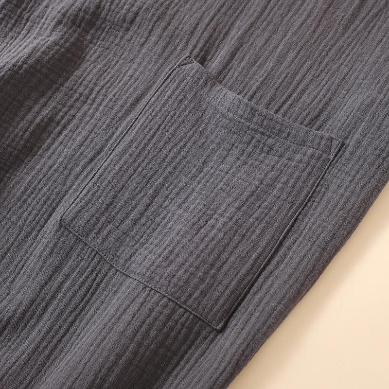 Kimono Župany pro Dámské Noční Prádlo Bavlněná Příze Župan na Zavazování Tenký Domácí Oděv Pár Županů