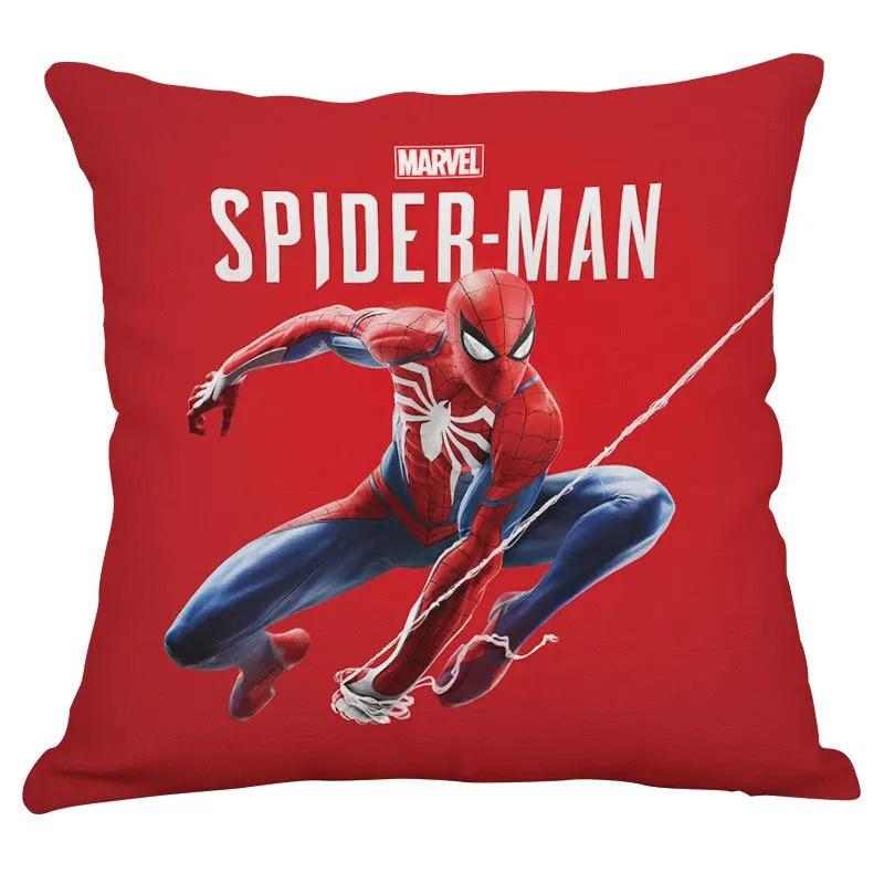 

Spiderman pillow cover super hero living room sofa cushion cover suitable for home bedroom room decoration children gift 16x16Inch