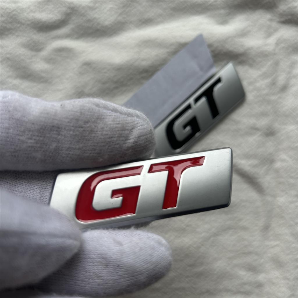 BCMCI1 GT Car Sticker Badge Emblem Decals for Peugeot Hyundai GT BMW X6 X5 KIA Forte Optima Picanto Stinger Renault Ford Focus Mondeo