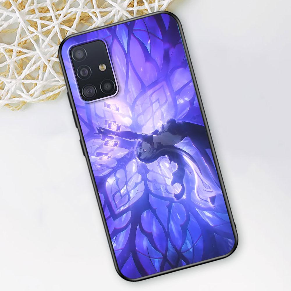 Black Swan Honkai Star Rail Dan Heng Case for Samsung Galaxy A53 A14 A12 A54 A24 A22 A41 A52 A21s A22 A31 A33 TPU Phone Cover