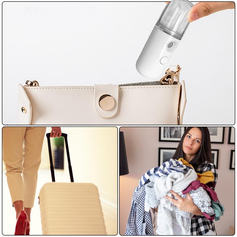 USB Portable 30ml Mini Nano Mist Sprayer Moisturizing Face Steamer USB Mist Facial Sprayer Humidifier Face Skin Care Tools