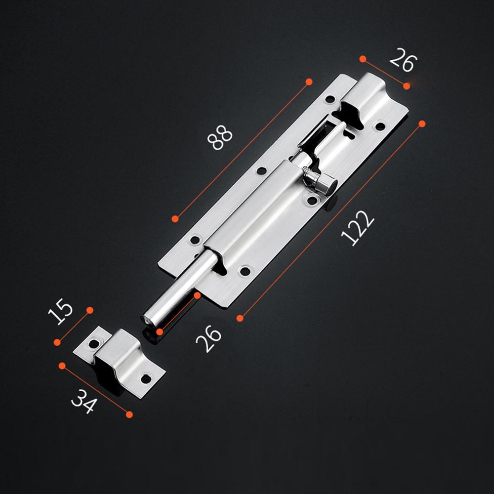 Safety Bolts In Various Sizes Thickened Stainless Steel Door Latch Rust Resistant And Corrosion Resistant