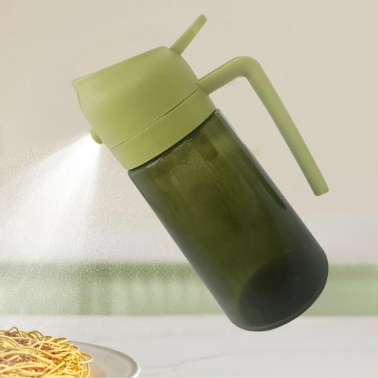 Yousheng Oil Sprayer for Cooking 470ml Glass Olive Oil Dispenser And Sprayer Efficient Oil Control Multi-Function Kitchen Tool for Air Fryer BBQ Salad