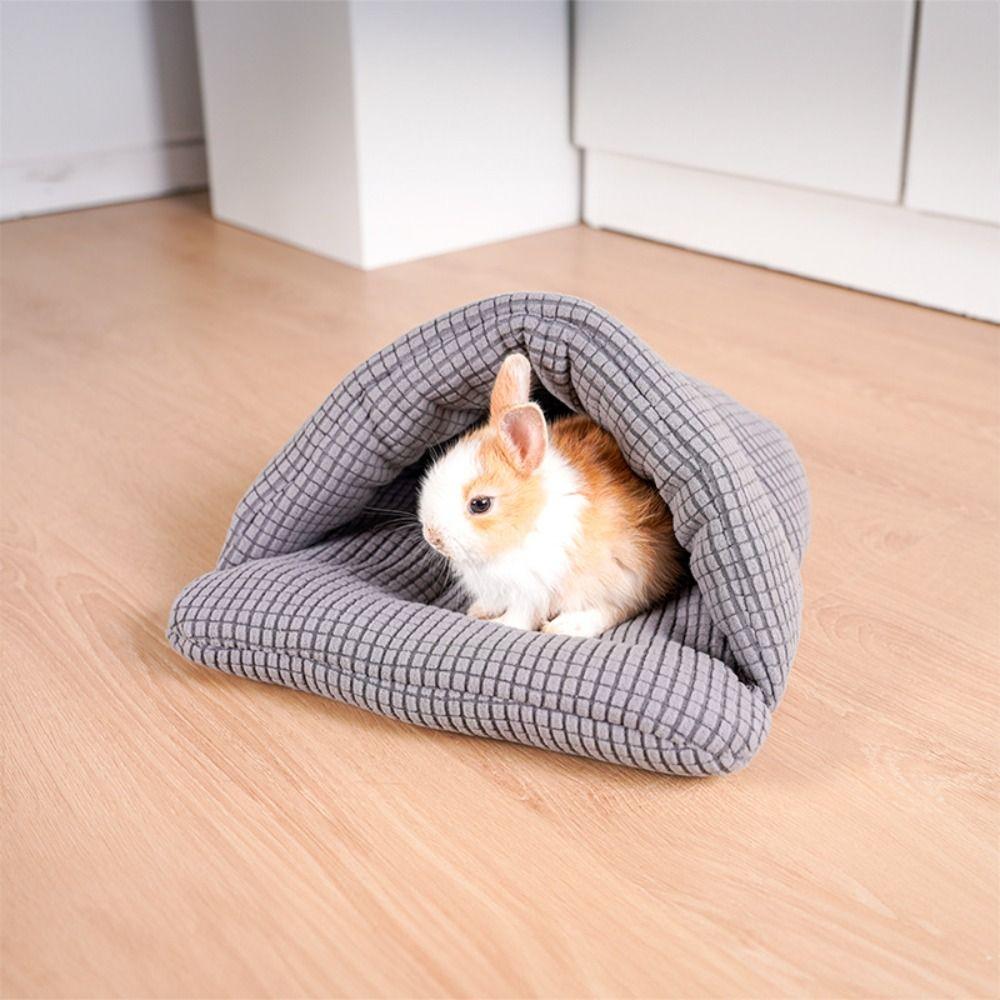 Comfortable Semi-Enclosed Cat Sleeping Bag Slipper Shape Soft Hamster Cotton Nest Warm Large Capacity Cozy Pet Bed Pet Shop