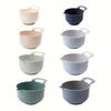 4pcs Plastic Mixing Bowls Set, Non-Slip Salad Bowl, Baking Prep Bowls, Multi-purpose Rinse Bowls, Kitchen Essentials, Various Sizes