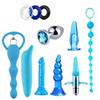 11PCS Butt Plug Set Anal Beads Prostate Massager Penis Ring BDSM Sex Toys for Couples