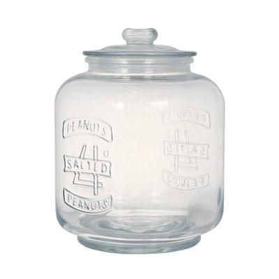 Glass Cookie Jar 5L Display Storage Container Kitchen Height 260mm Width 185mm Depth 185mm CH00-H05-5