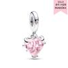 Pink Family Tree   Heart Dangle Charm 792654c01