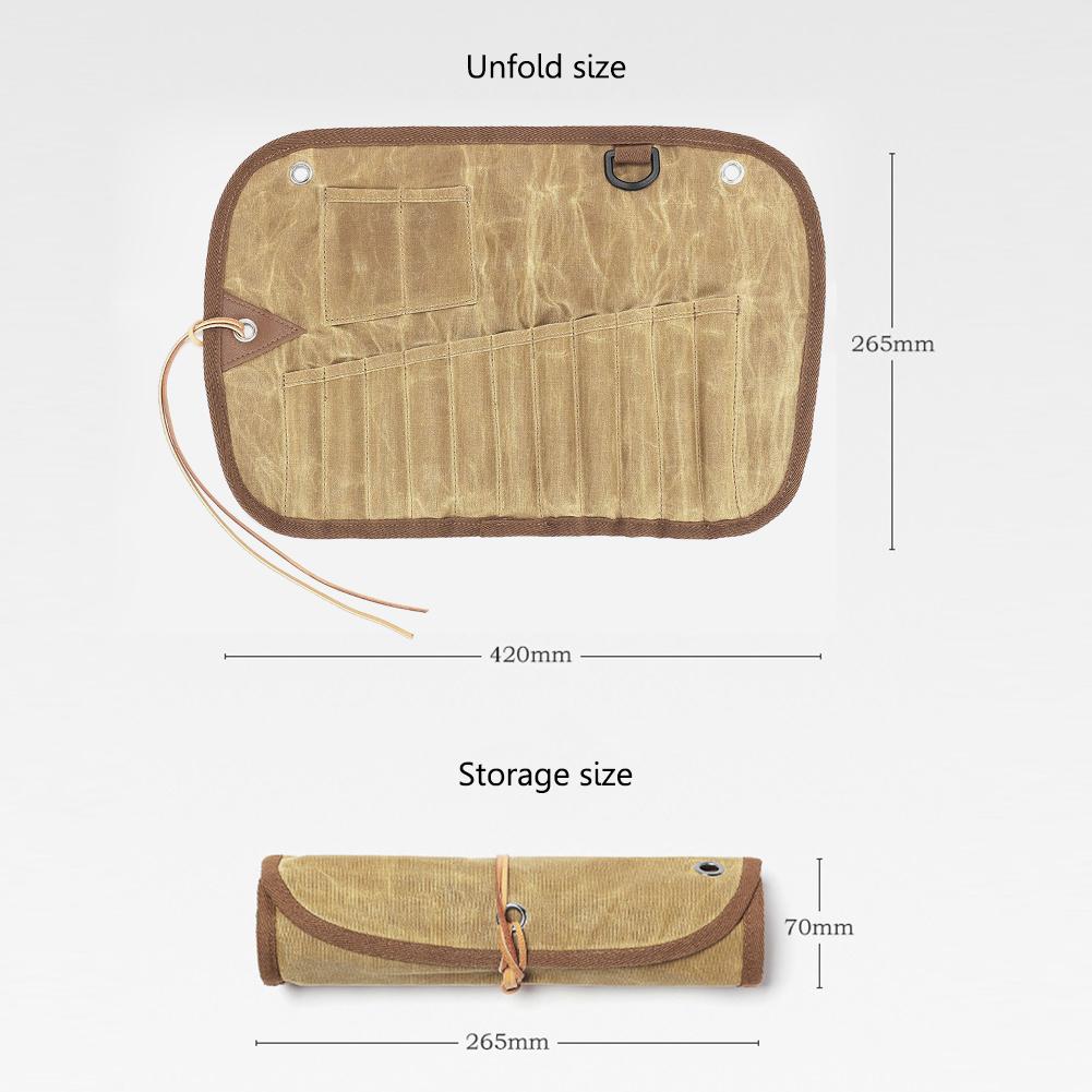 

Camping Tableware Storage Bag Portable Spoon Chopsticks Fork Pouch Classified Storage for Travel Camping Hiking BBQ China Mainland