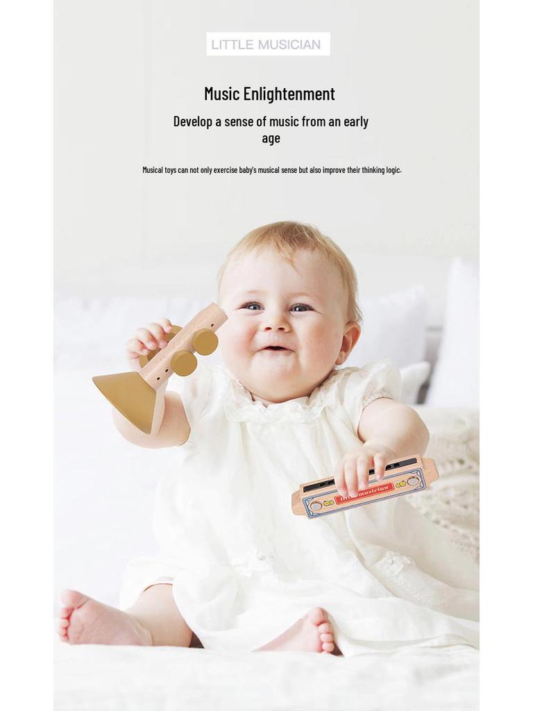 Denmark Infant & Toddler Wooden Percussion & Wind Instruments - Orff Music Teaching Aids