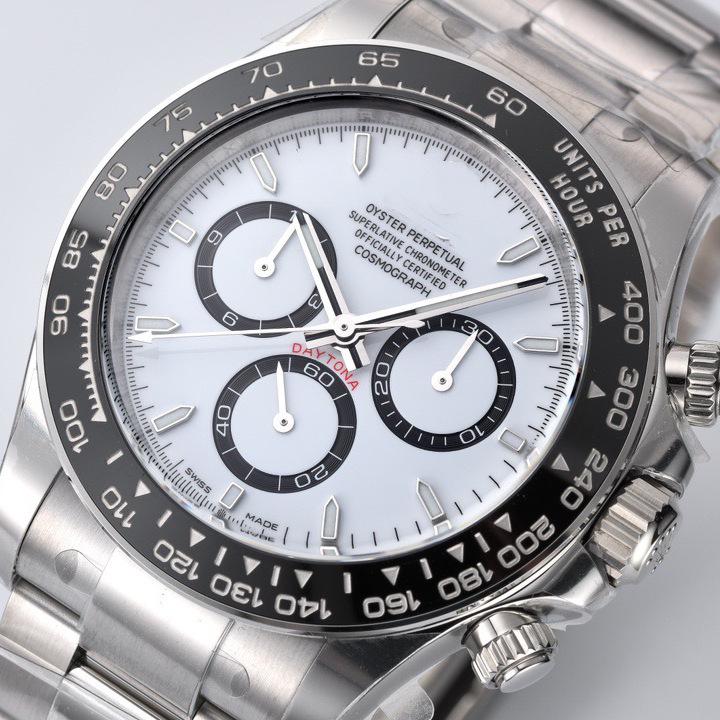 Laojia Daytona 4131 Multifunction Chronograph 904L Stainless Steel Mechanical Watch