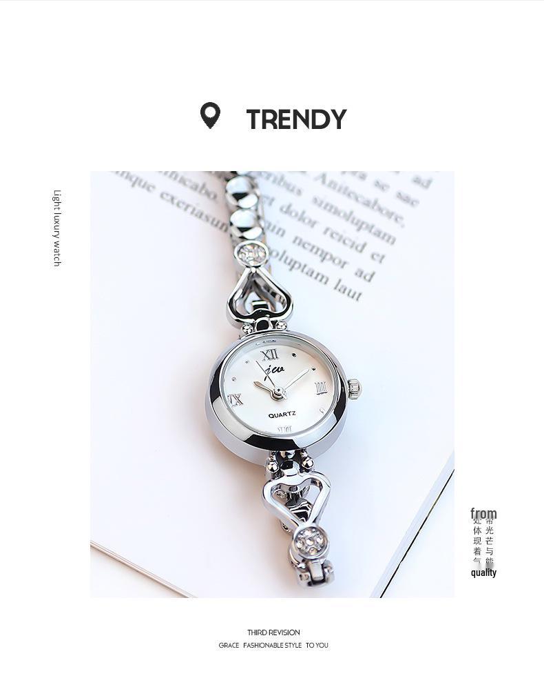 Women's Elegant Fashion Quartz Steel Band Bracelet Watch
