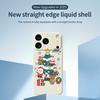 For iPhone 17 Pro Case Christmas Tree Gifts Pattern Printing Straight Edge TPU Phone Back Cover