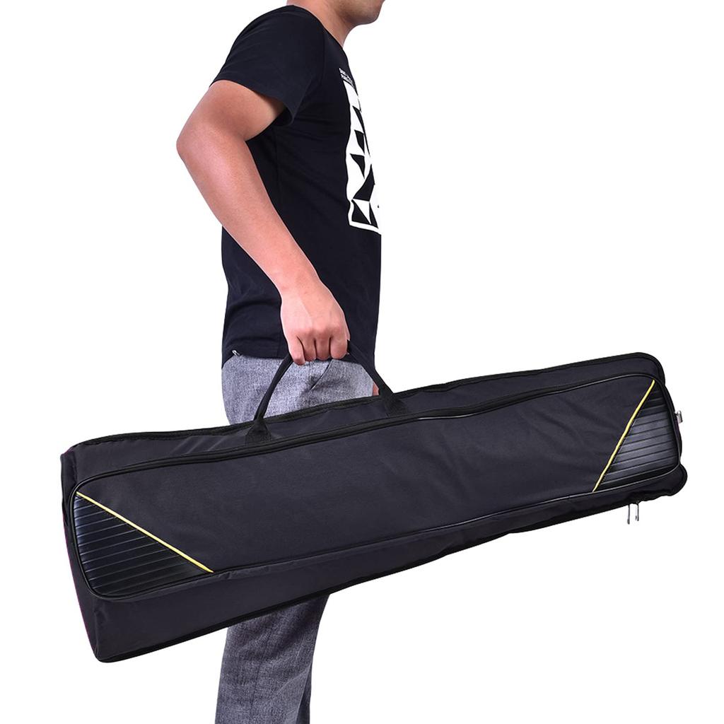 Zerodis "Trombone Bag" Lightweight Oxford Fabric Storage Bag for AltoTenor Trombone with Protective Features, for MasterAmateur (Black)